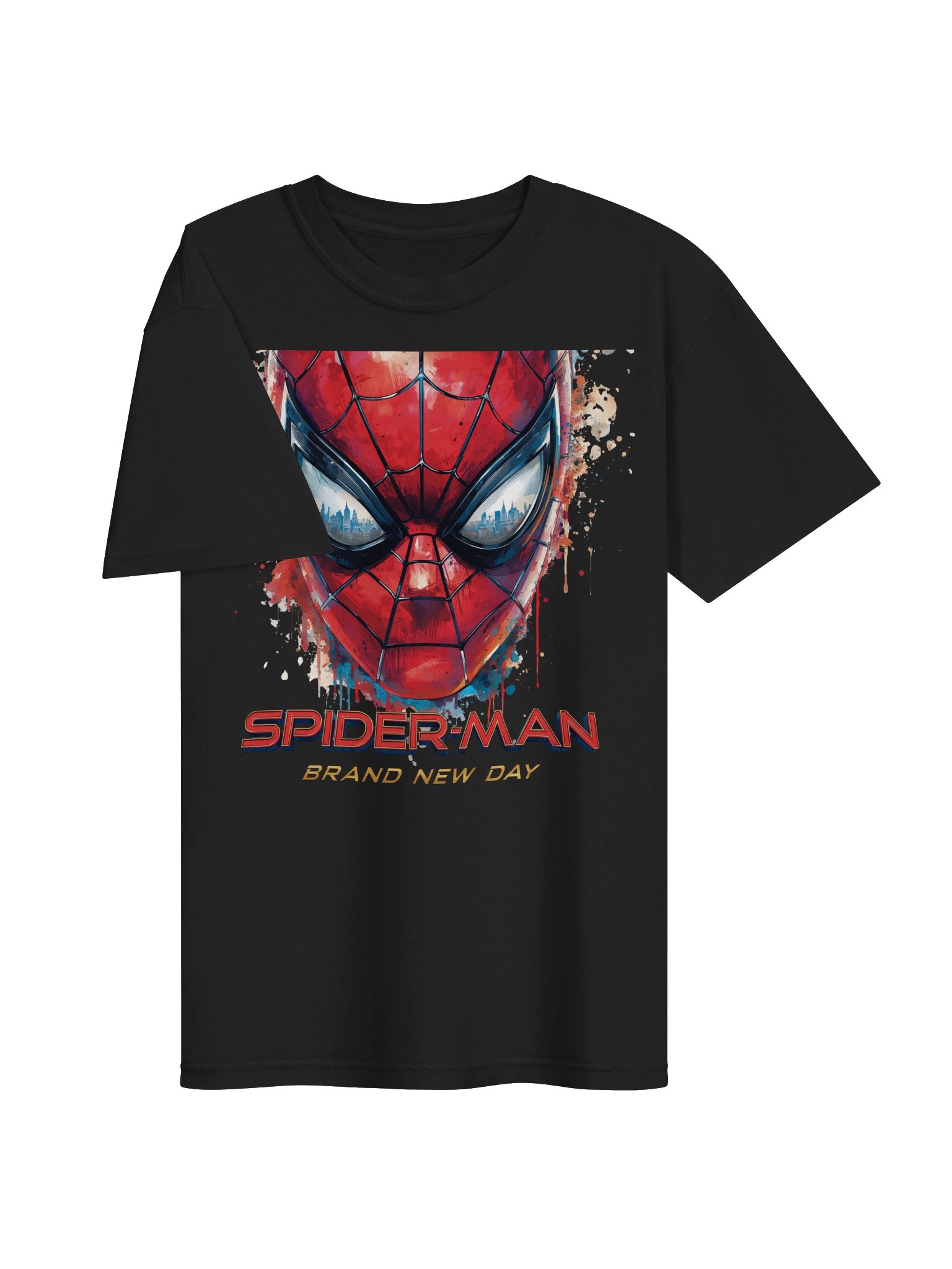 Spider-Man Brand New Day Mask T-Shirt | Dark Streetwear Marvel Tee product image (6)