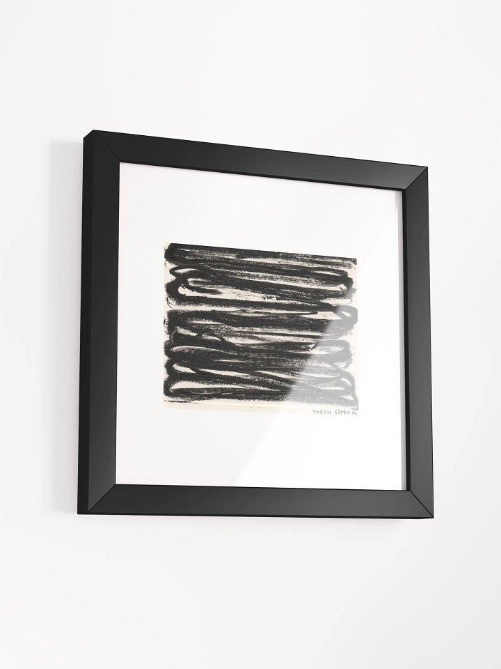 mean streak Panel Card Print Framed product image (2)