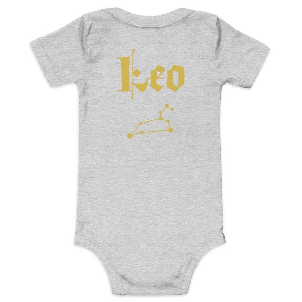 Golden Leo Circle Baby Onesie product image (11)