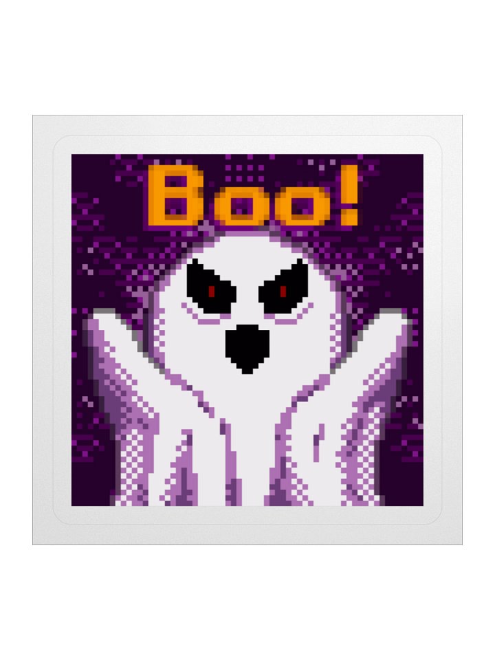 Pixel Ghost Sticker product image (3)