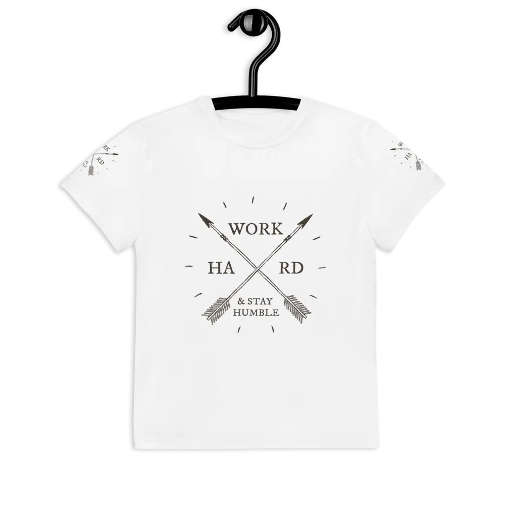 'Work Hard & Stay Humble' Work Ethic Youth T-Shirt product image (12)