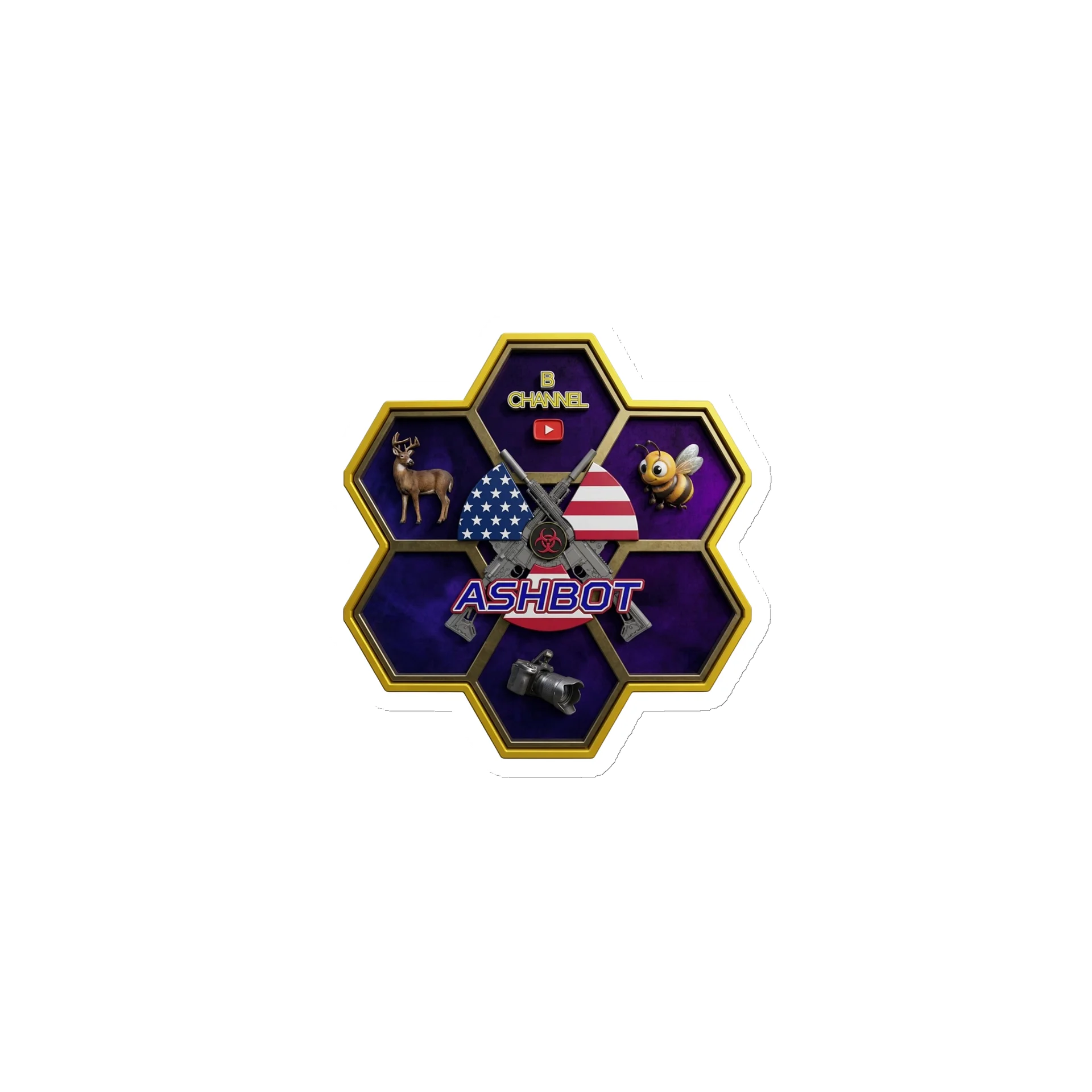 B CHANNEL LOGO MAGNET product image (1)