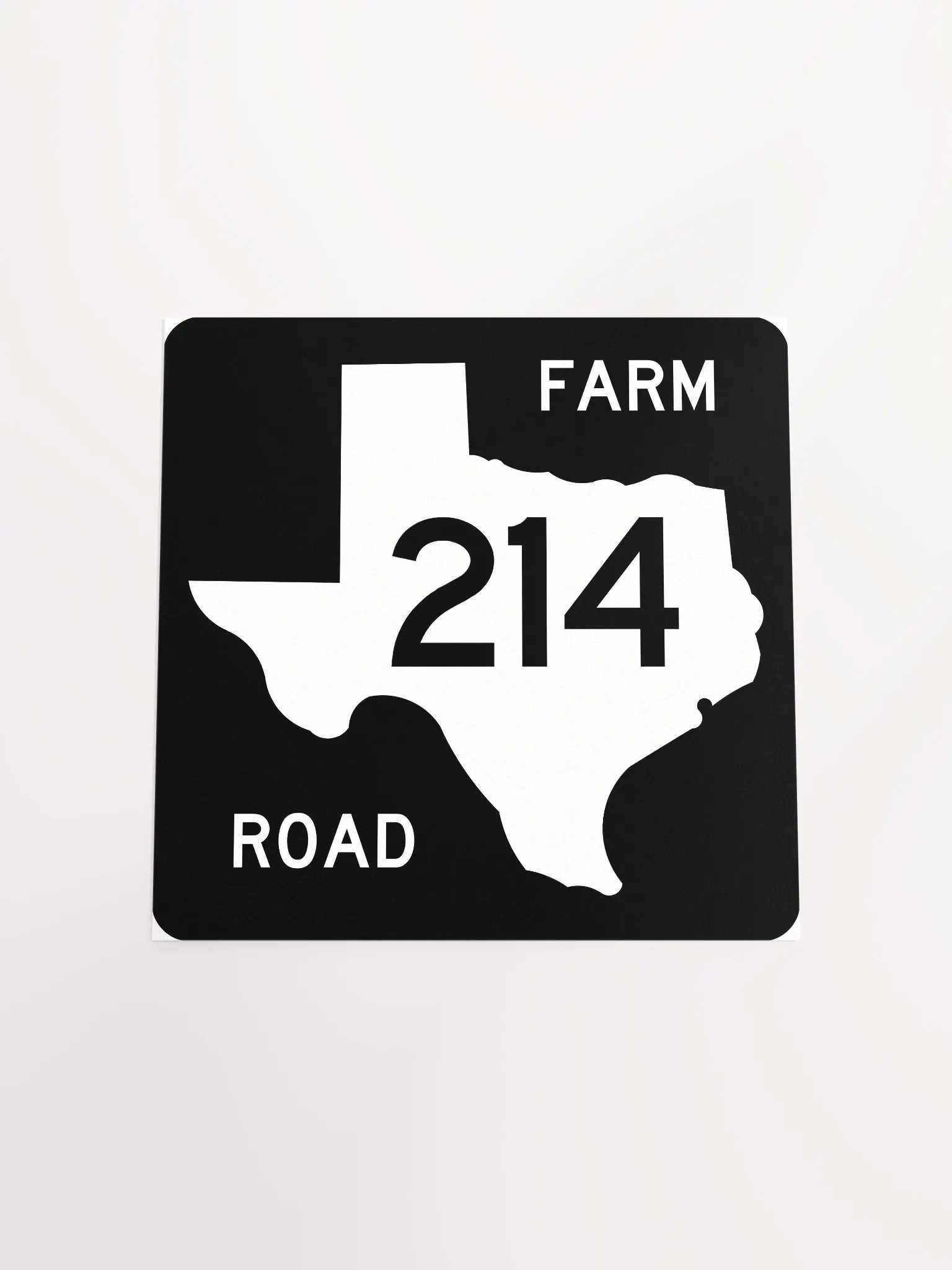 Texas Farm Road Sign FM 214 Poster product image (11)