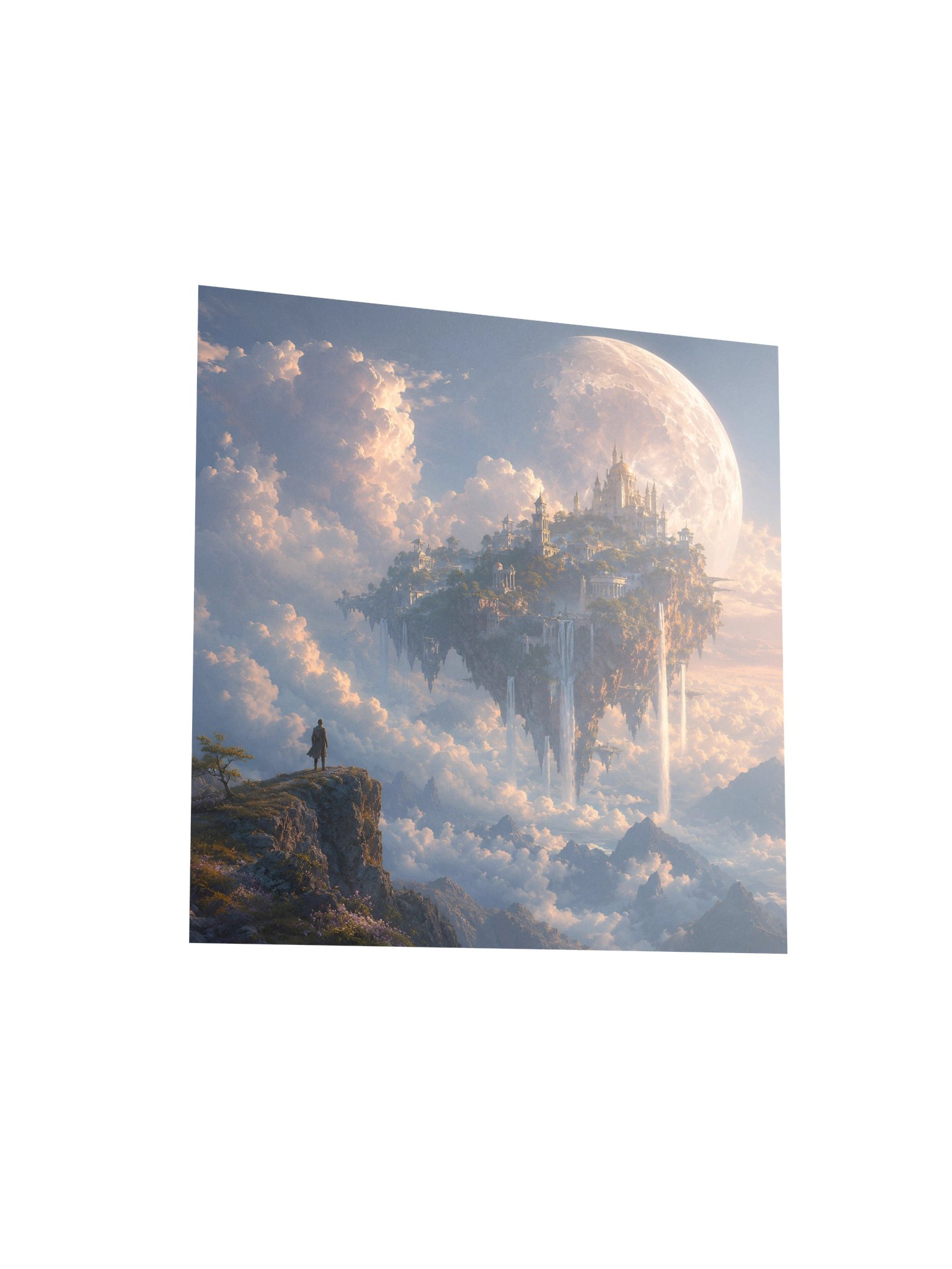 Astraltropics Fantasy Sky Island – Dreamscape Art Print for Visionaries & Dreamers product image (5)