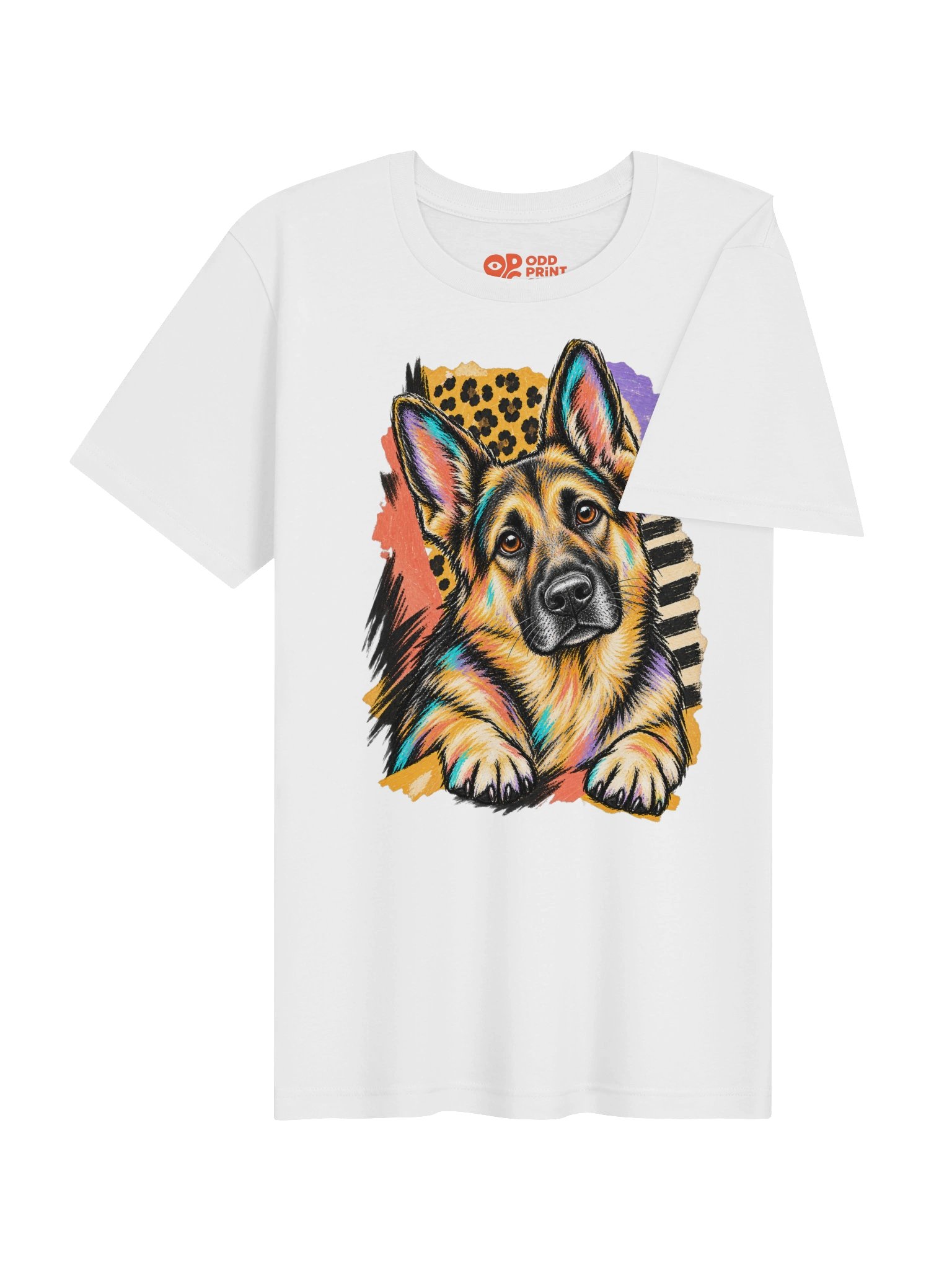 German Shepherd Sketch Art T-Shirt product image (5)