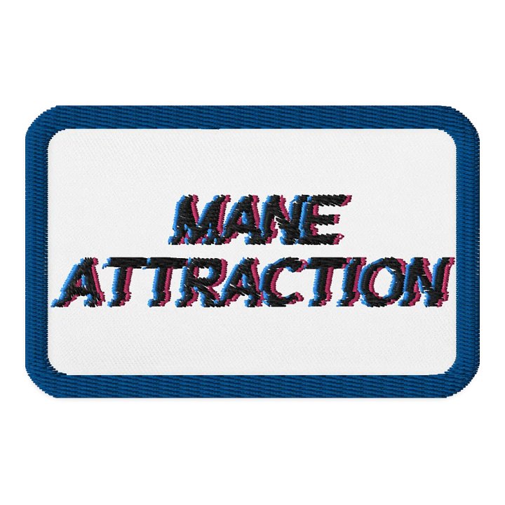 MA White Embroidered Patch product image (1)