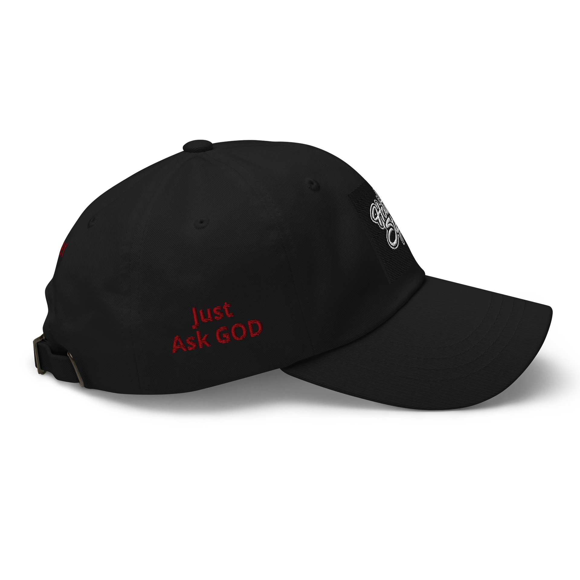 Holy Steel Cursive Dad Hat product image (6)