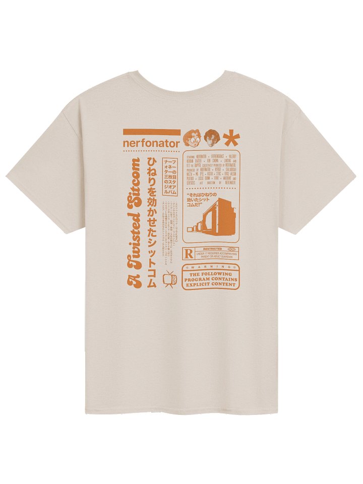 "A Twisted Sitcom" Japanese Obi Strip T-Shirt product image (1)