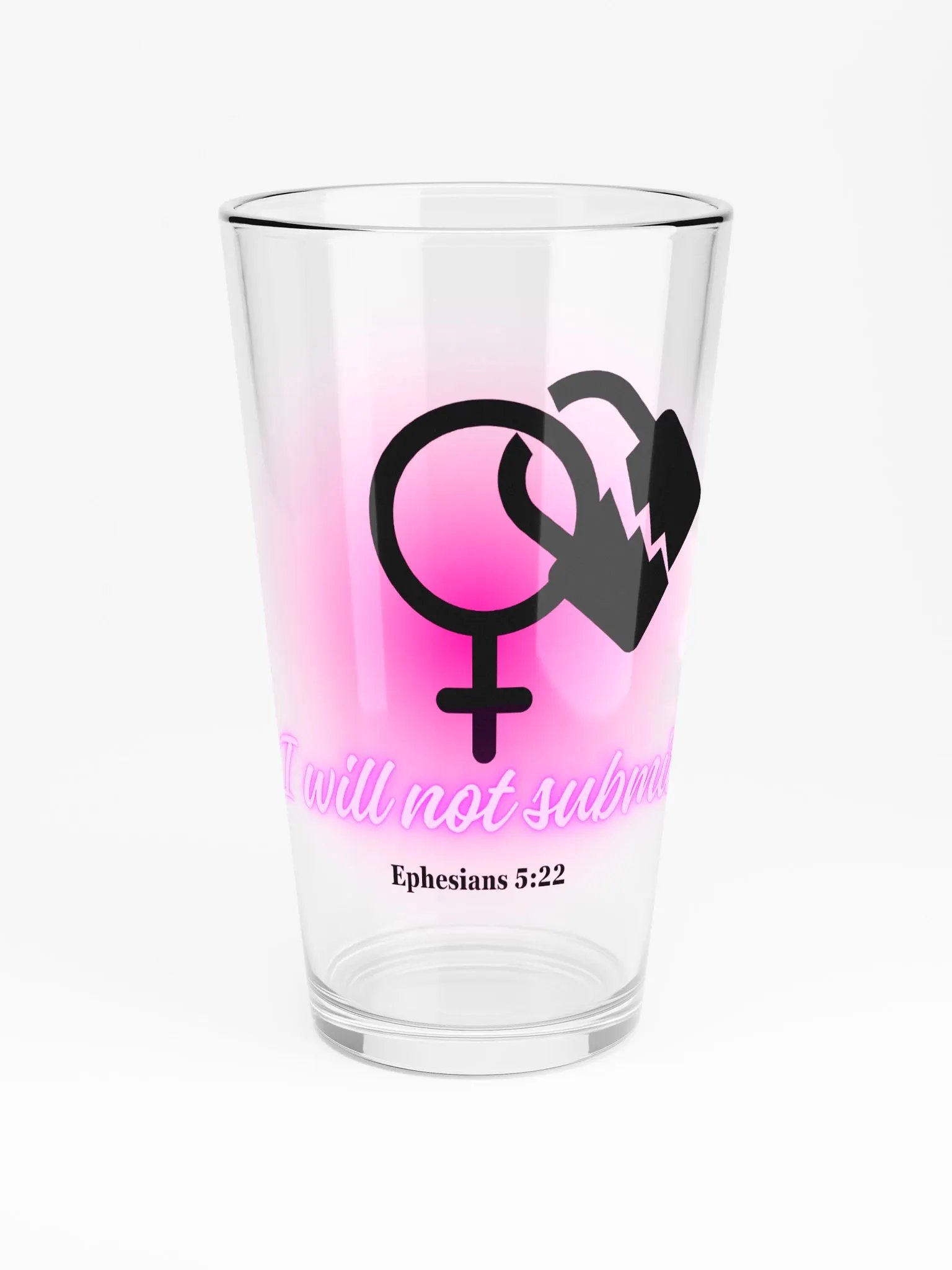 I Will Not Submit Pint product image (3)