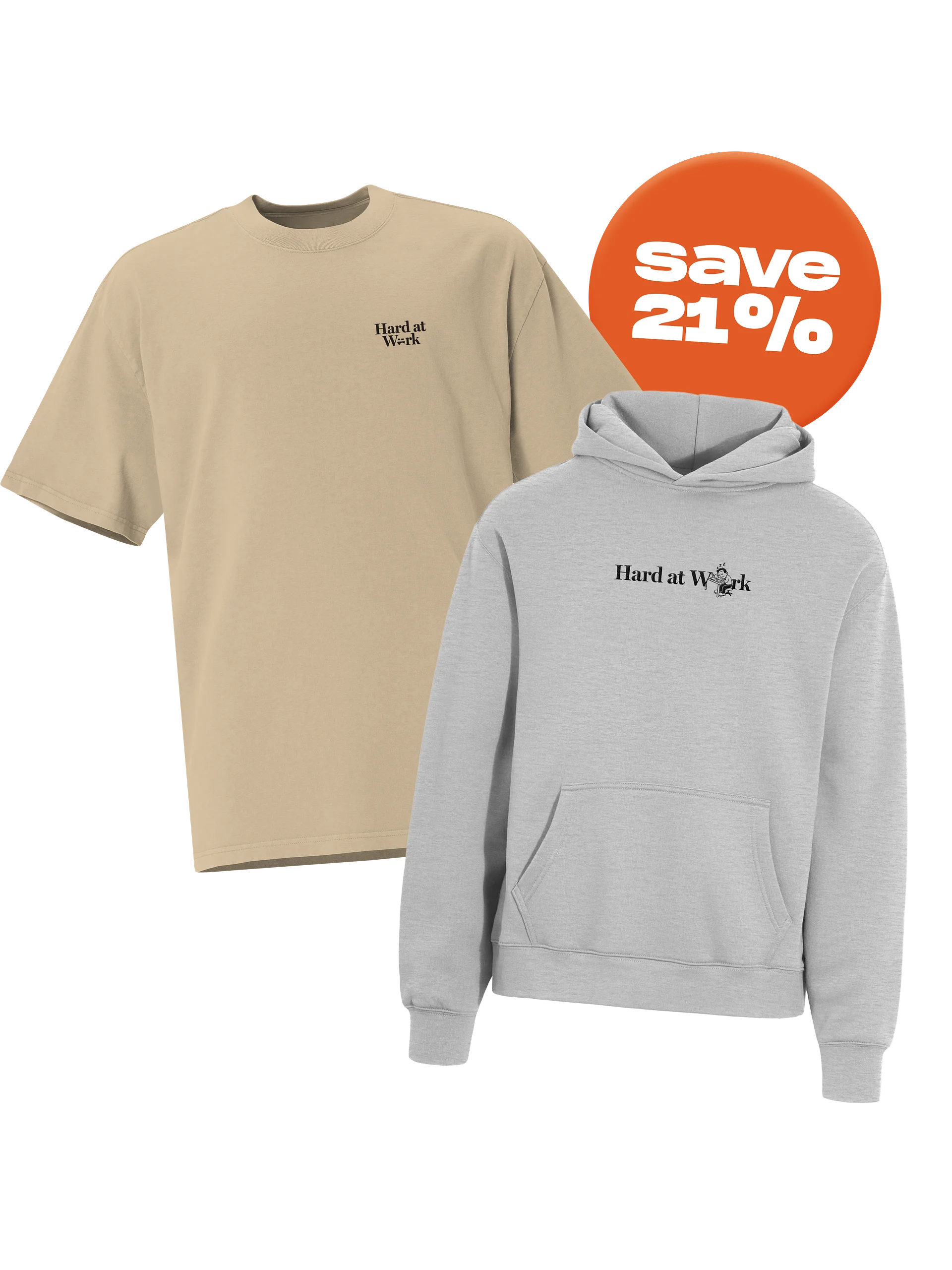 Hard at Work White & Khaki Bundle product image (1)