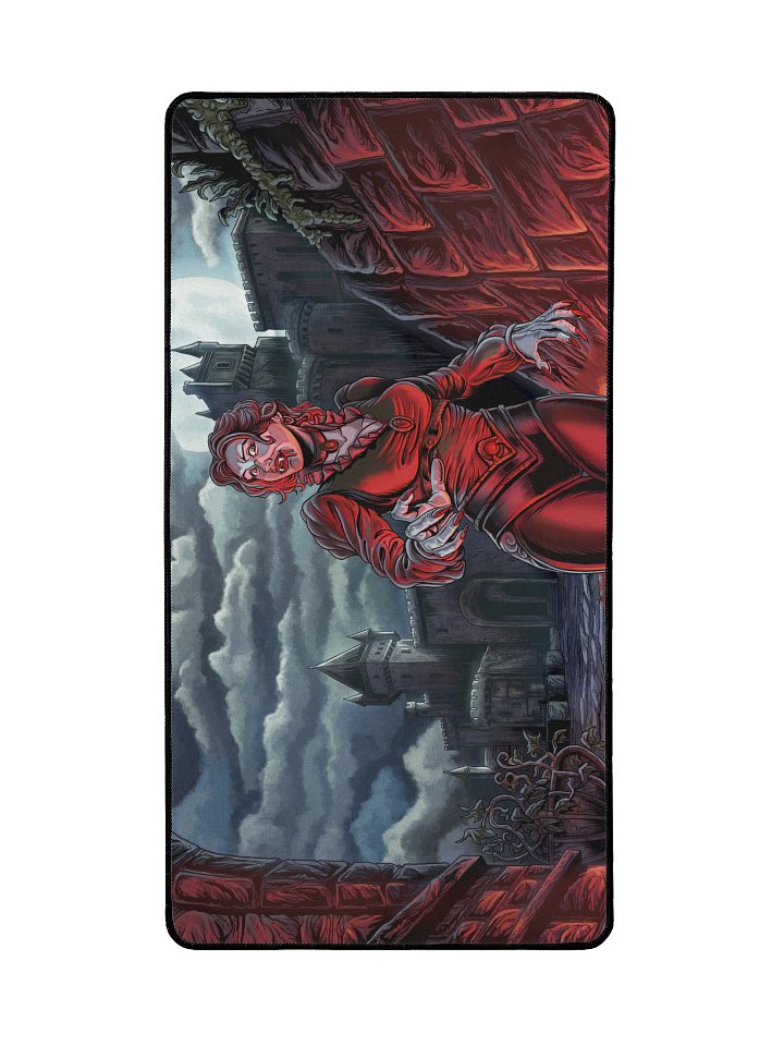 'Castle Vampire' Hand Drawn Playmat by DarkSideTokens! product image (2)