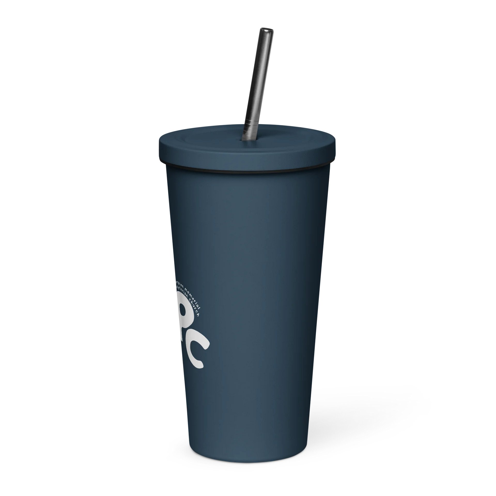 Modern TMPC Logo: Insulated Tumbler with Straw product image (3)