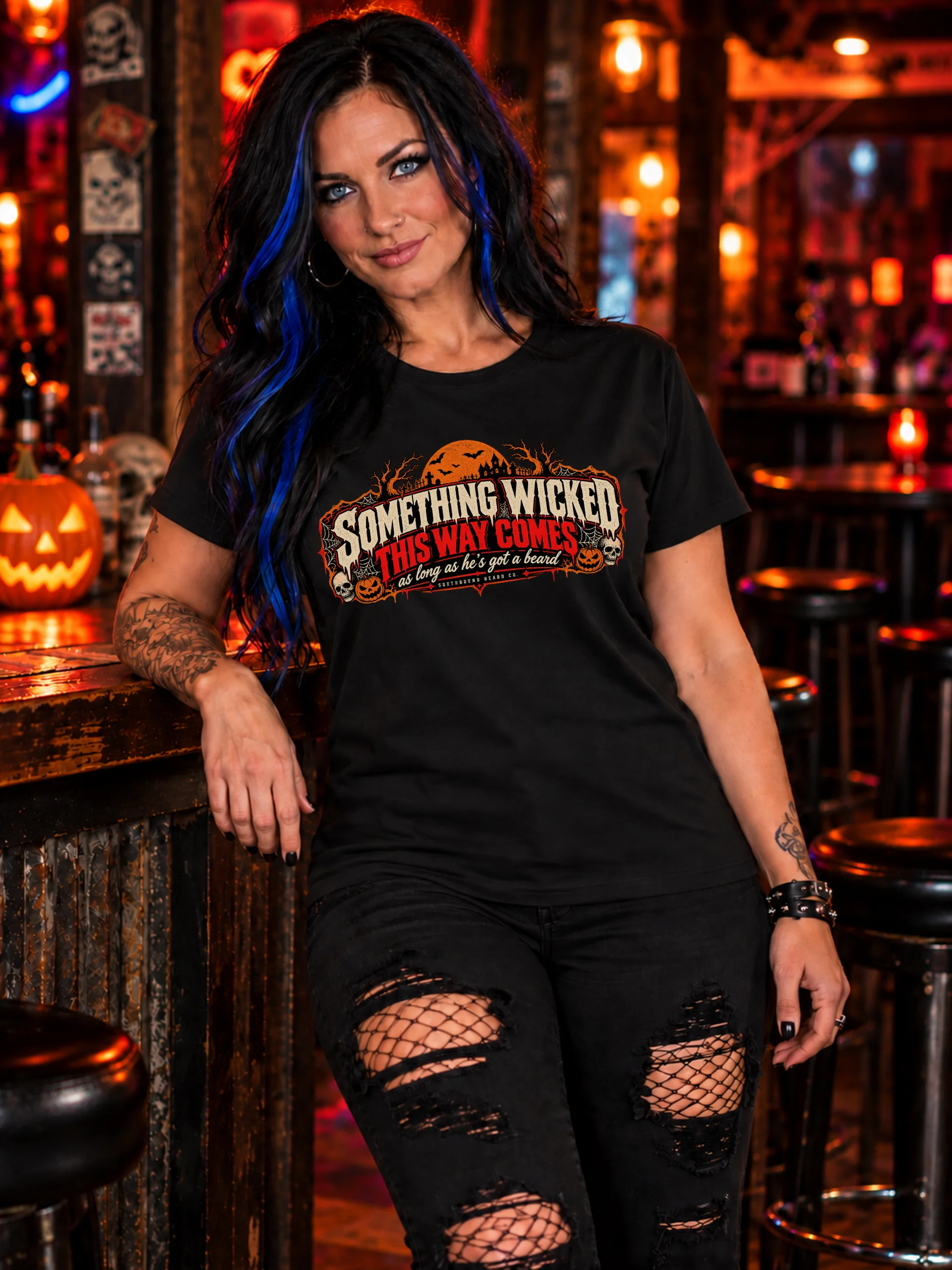 Something Wicked - Women's Halloween Tee product image (3)