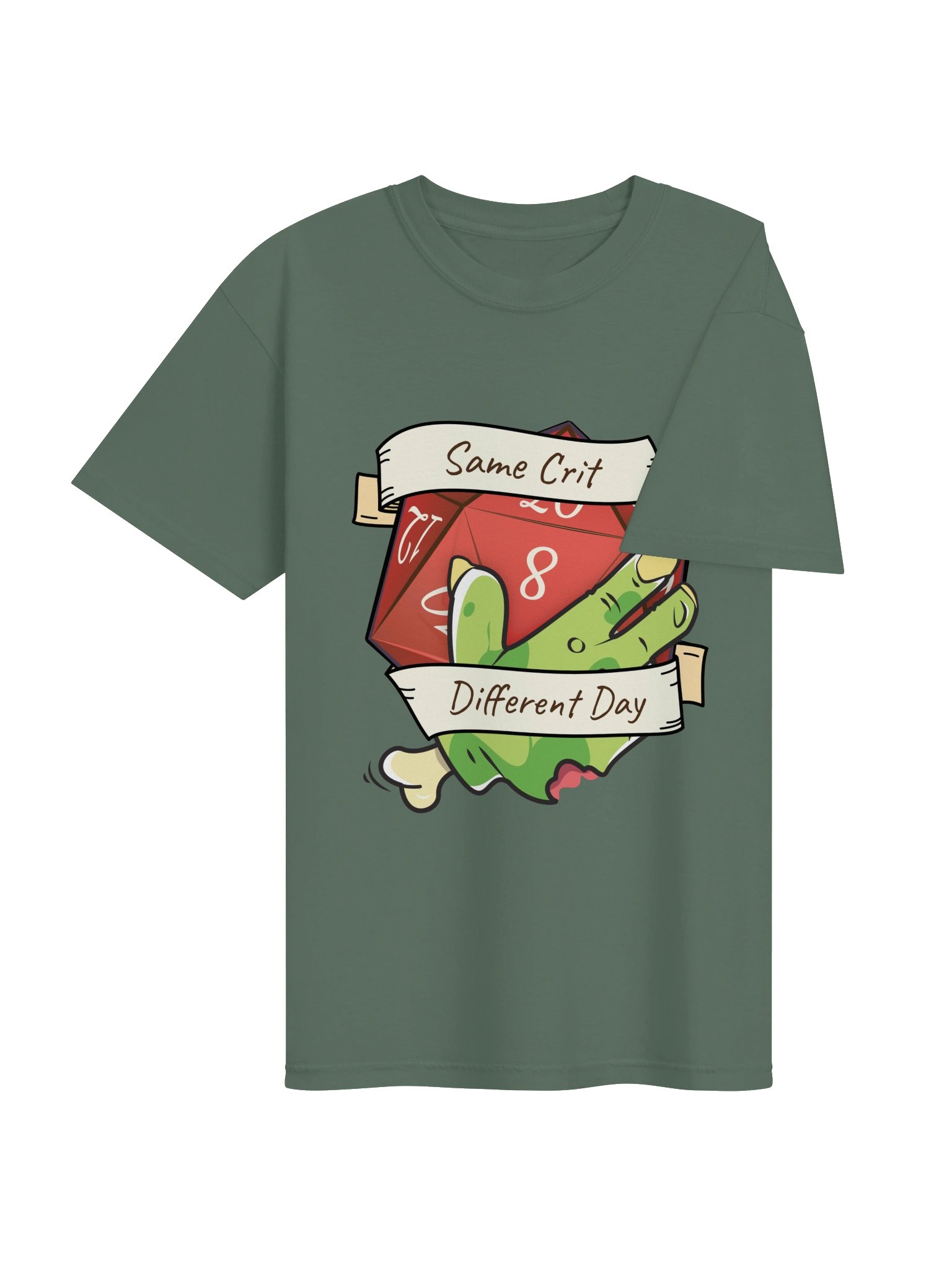 Same Crit Different Day T-Shirt product image (100)