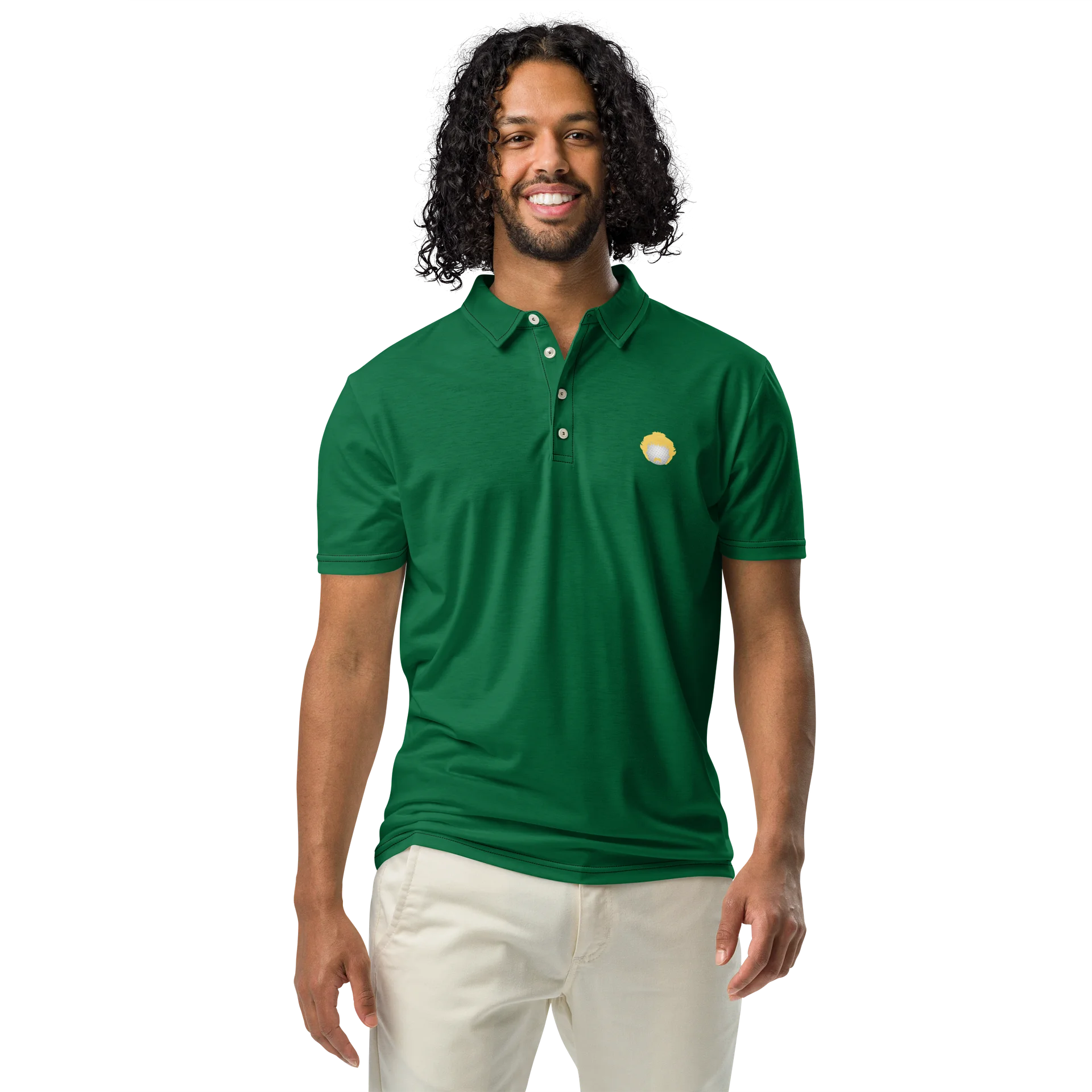 Golf Logo Spring Green Printed Polo product image (4)