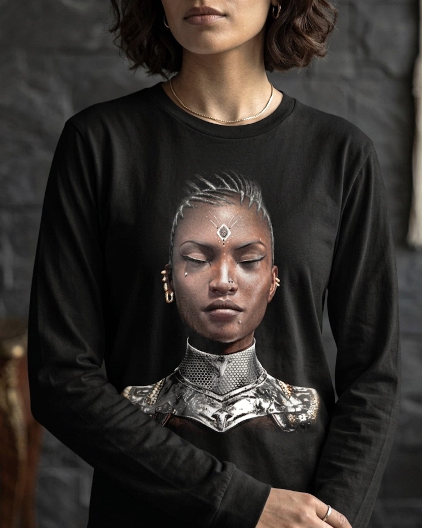Queen Amanikhatashan · Comfort Colors Garment-Dyed Long Sleeve T-Shirt product image (6)