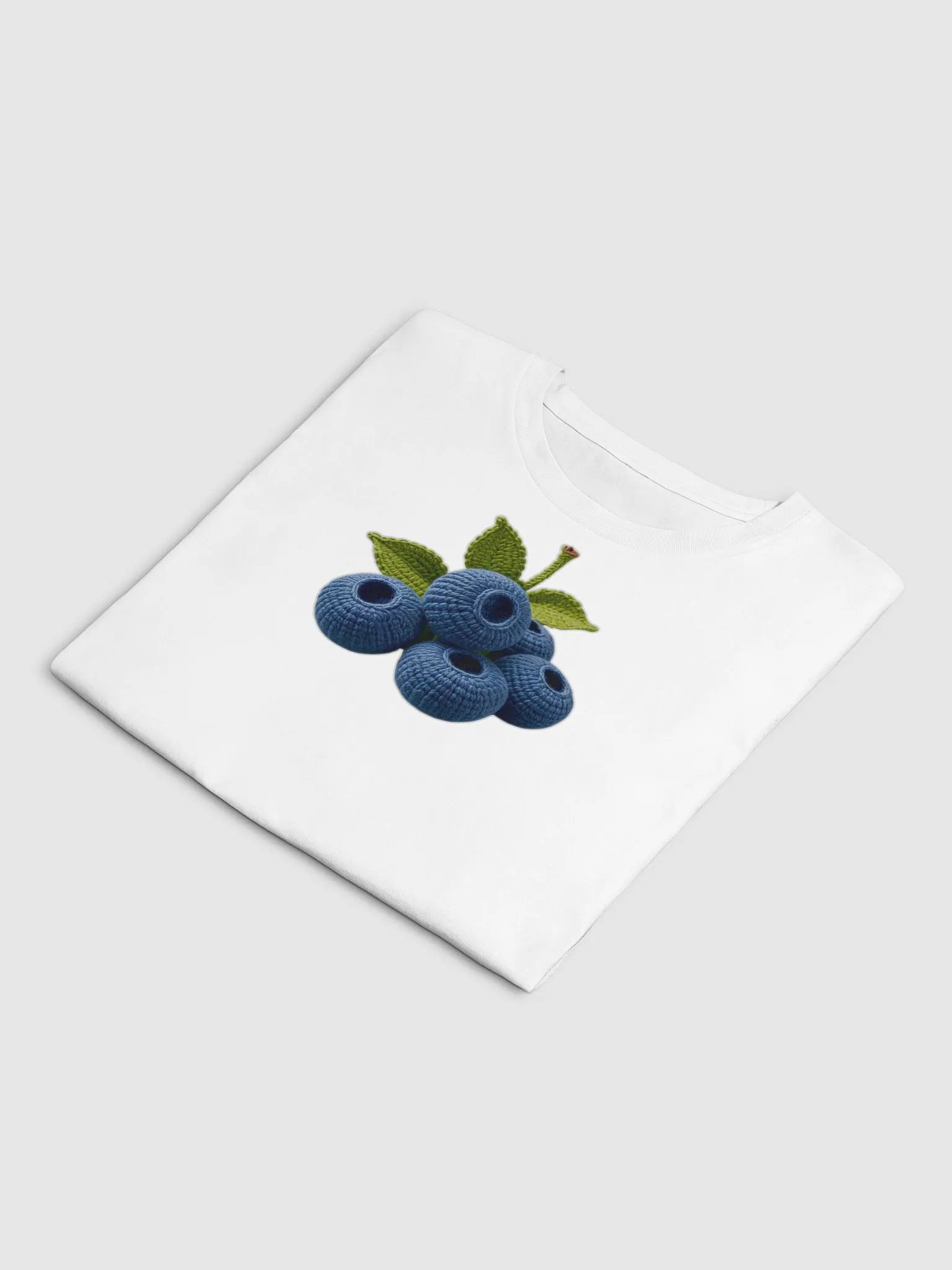 CozyAvocado Women's Premium Blueberries Crop Top #7 product image (4)