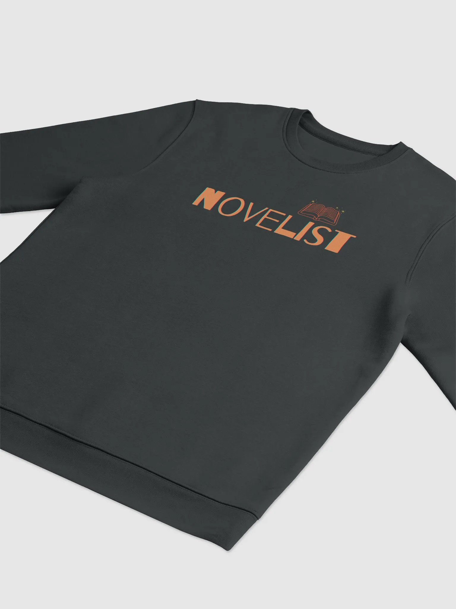 Novelist 0range Text Sweatshirt product image (7)