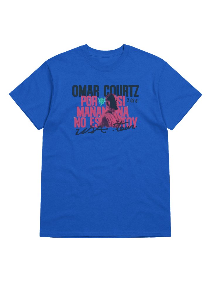 Omar Courtz Por Si Mañana No Estoy Tour Merch Tshirt product image (1)