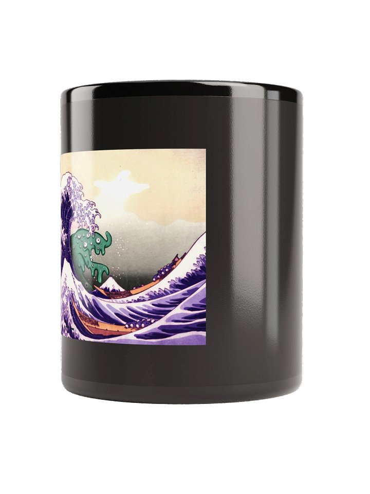 The Great Wave Off of Seurat black mug product image (4)