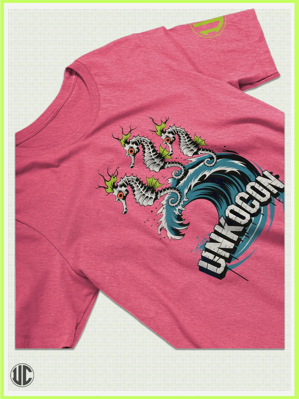 Sea Horse Surge – UnkoCon Wave T-Shirt product image (2)