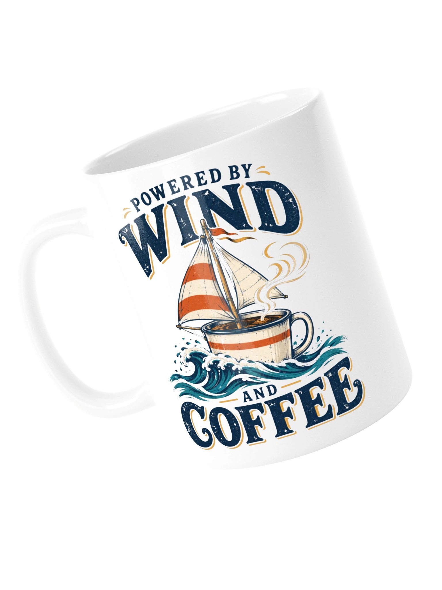 Powered by Wind and Coffee Mug product image (5)