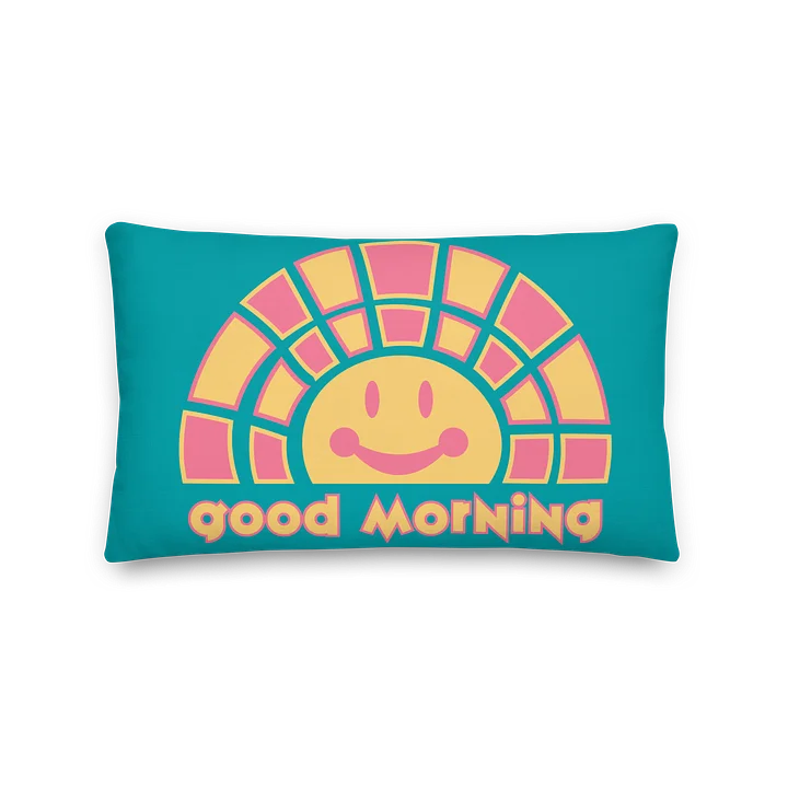 Hello Sunshine Pop Teal Pillow product image (2)