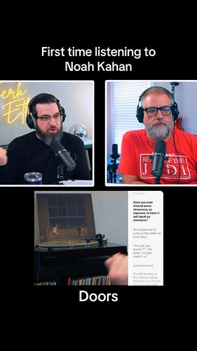 @noahkahanmusic making everyone feel things! Join us Monday at 11am EST on Patreon for our live first time listen to Stick se...