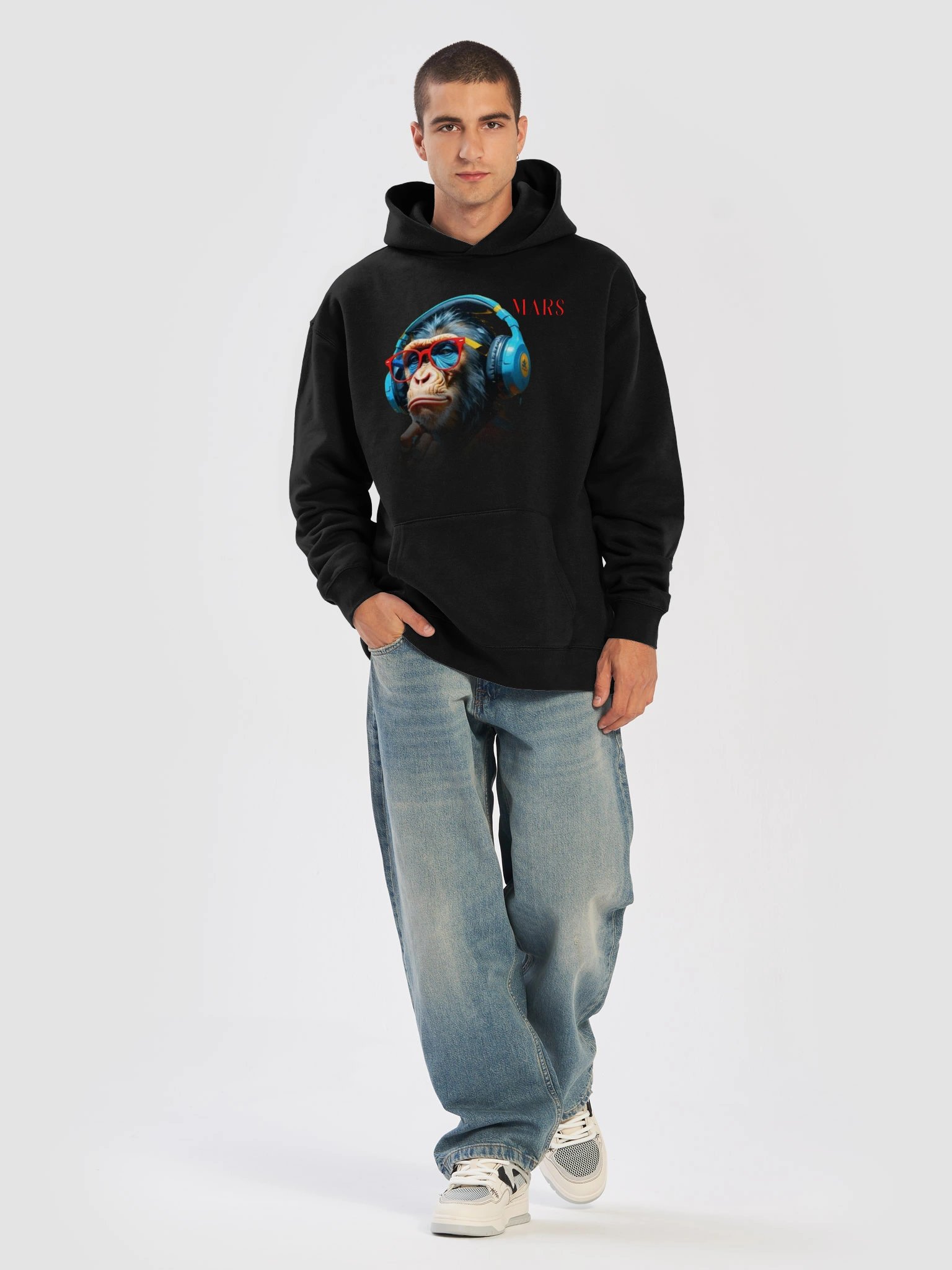 MARS CITY Chimp Chillin Hoodie product image (5)