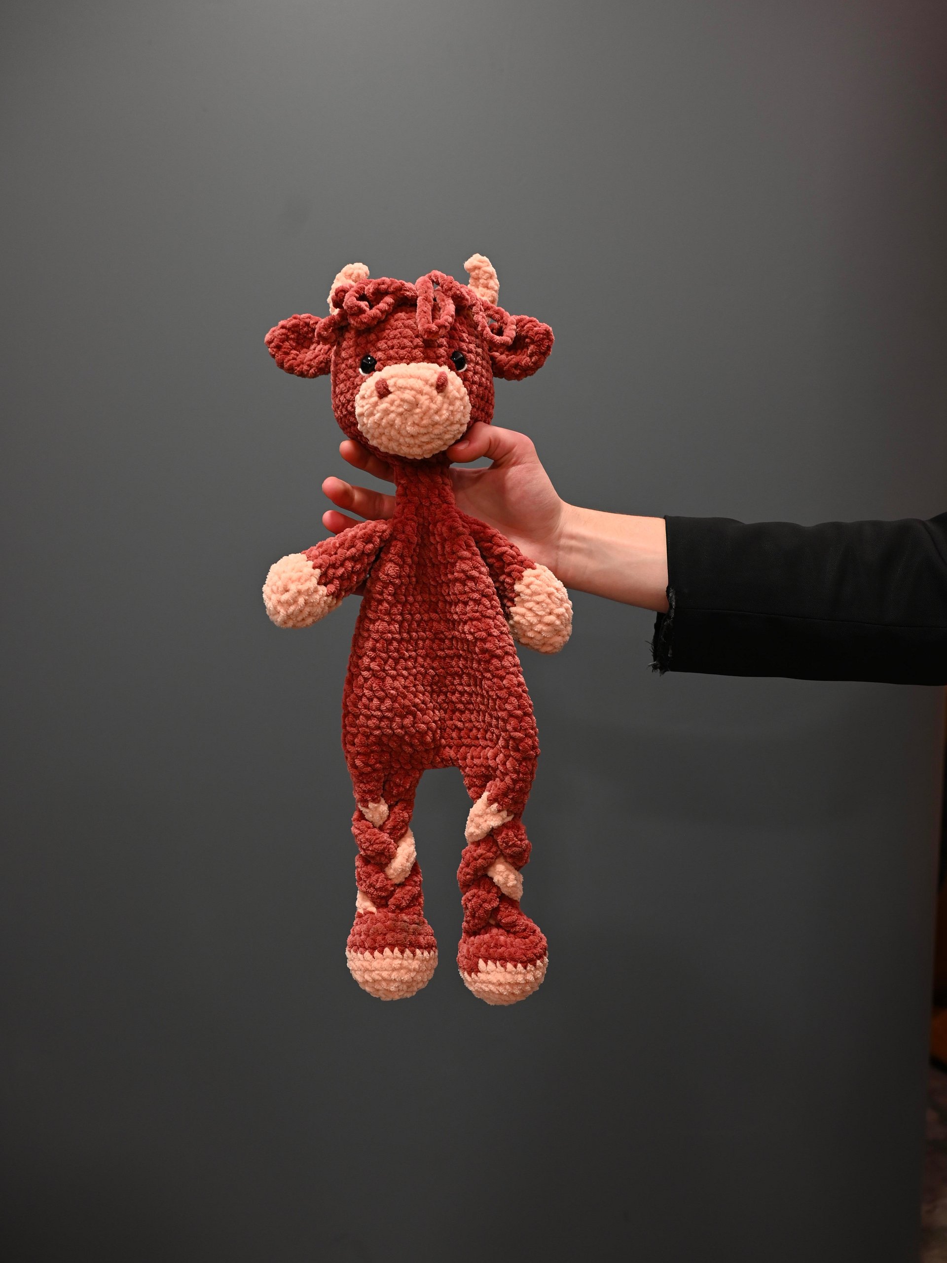 Crochet Pattern: Highland Cow Snuggler PDF product image (4)