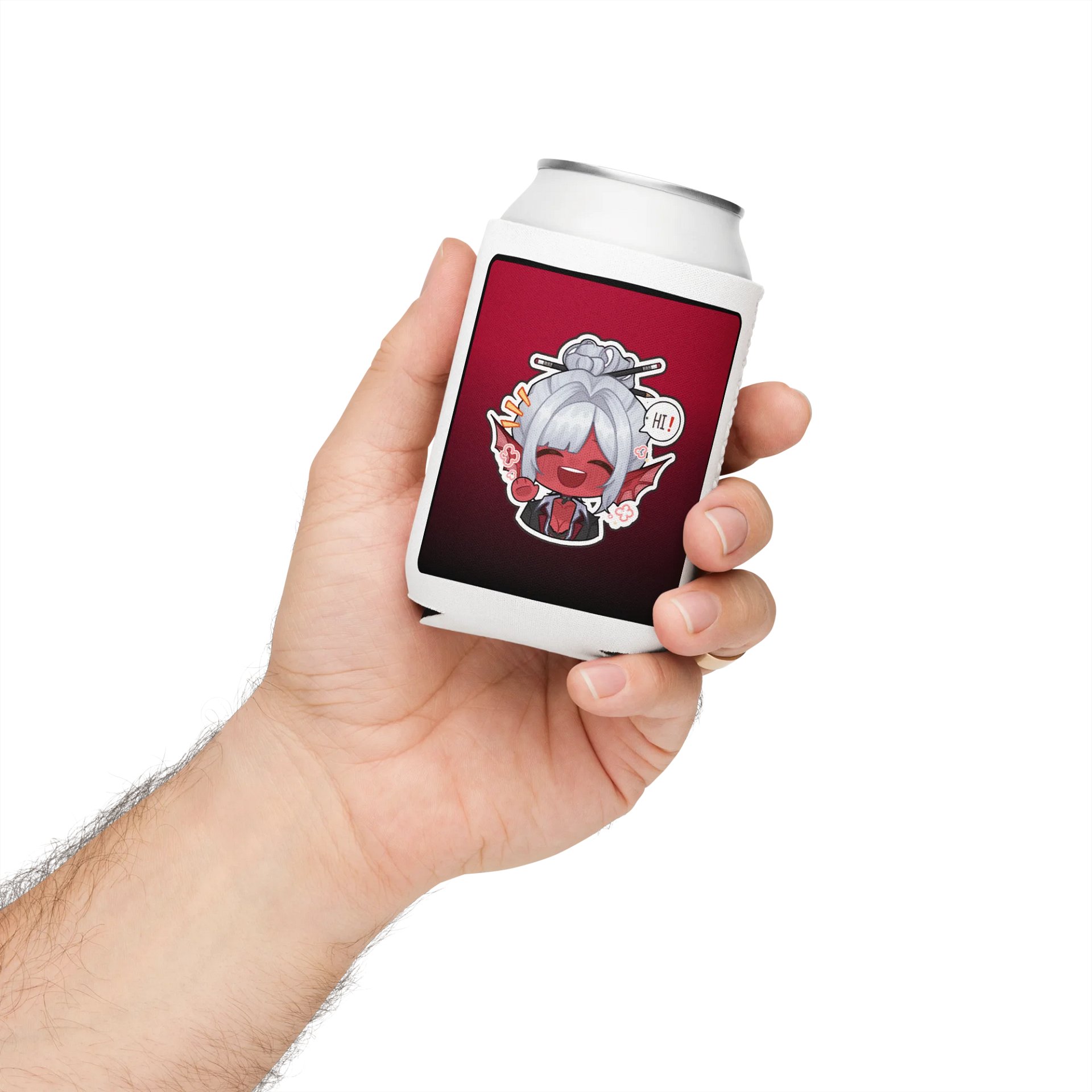 Greetings Emote Coozie (Red) product image (4)