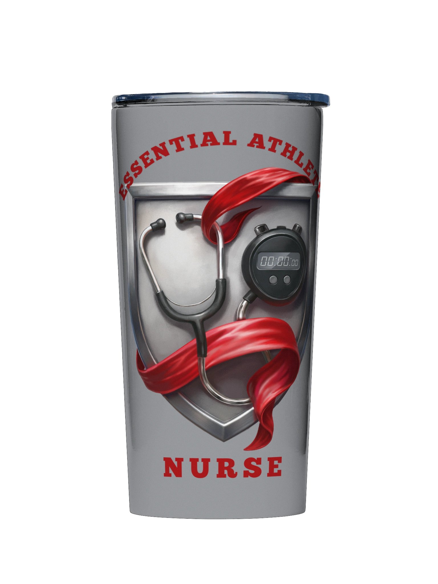 Shield Series: Nurse Edition (Silver) Tumbler product image (1)