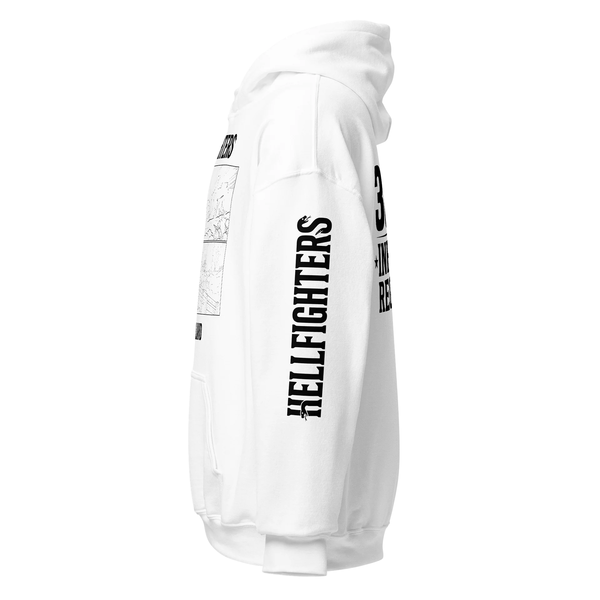 Hellfighters B&W Hoodie product image (3)