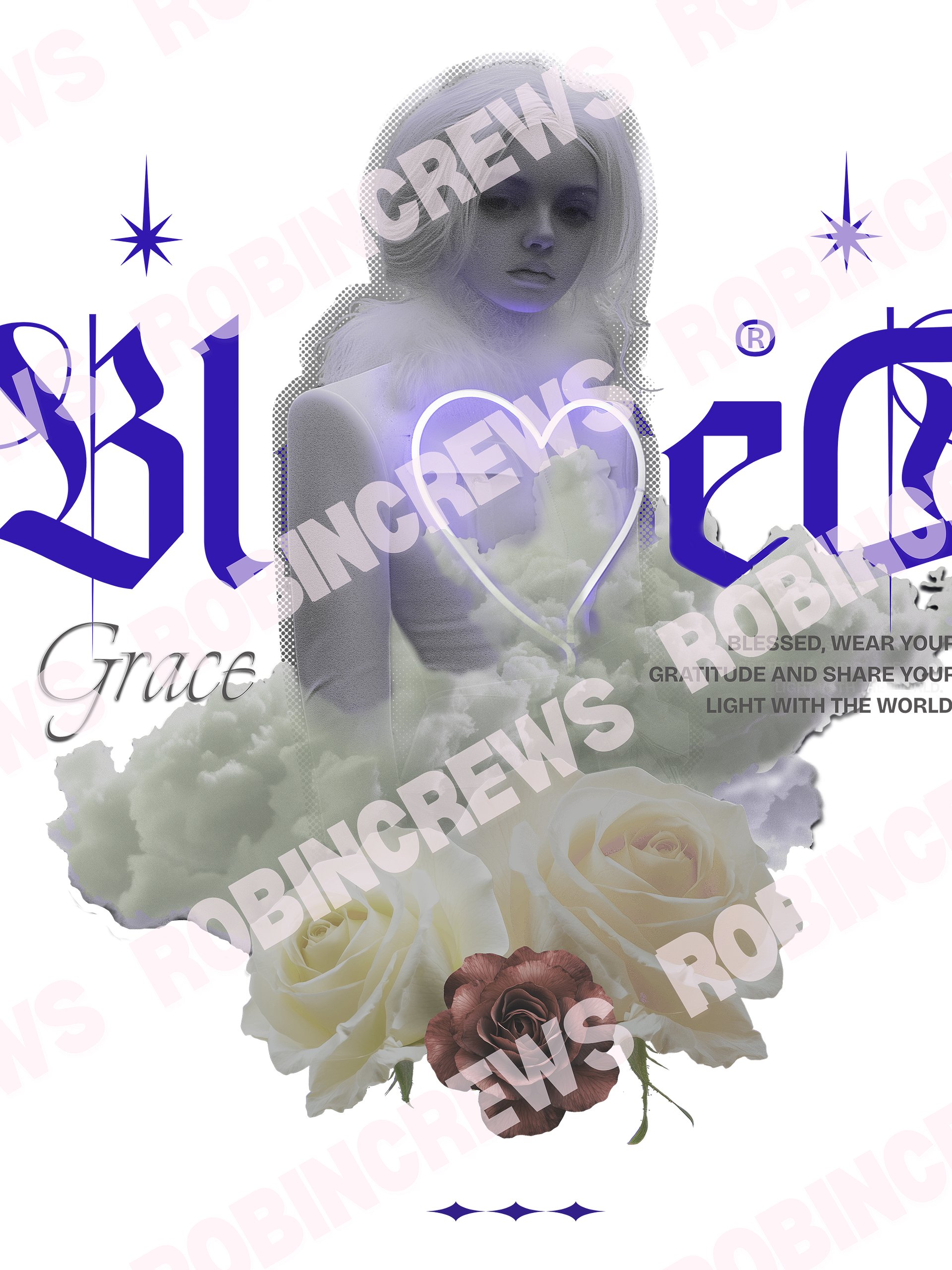 Ethereal Neon Heart T Shirt Gothic Fantasy Graphic product image (4)