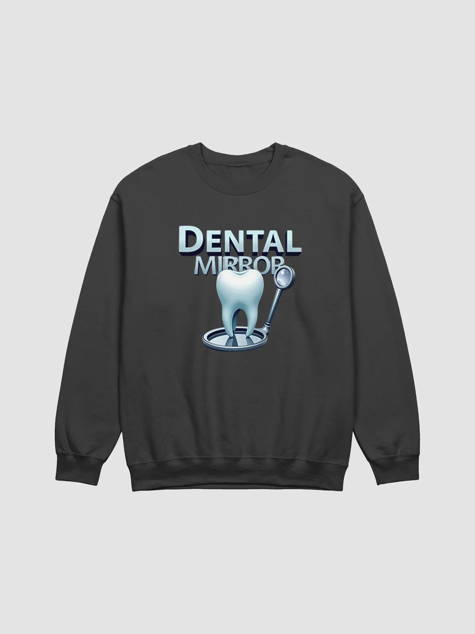 Dental Mirror Graphic Crewneck Sweatshirt product image (2)