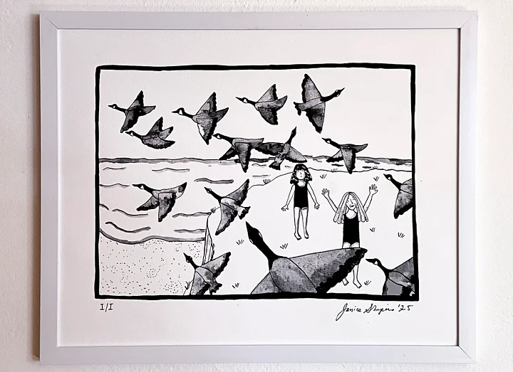 Honoria: A Fortuitous Friendship - 11"x14" Limited Edition Print product image (1)
