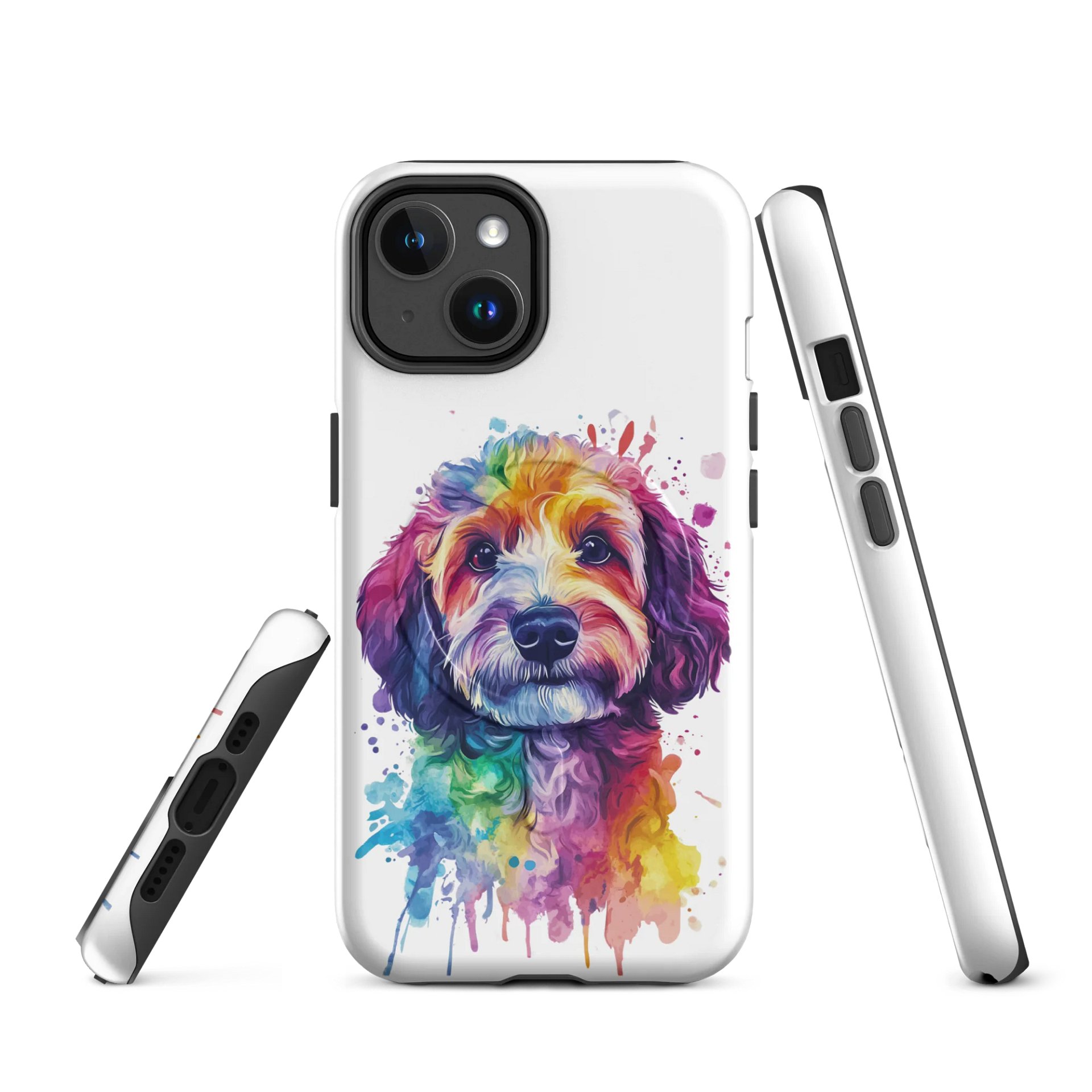 Cockapoo Dog Art iPhone® MagSafe® Tough Case product image (1)