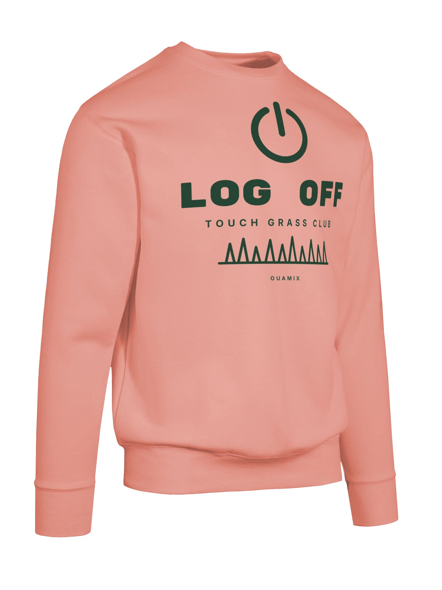Log Off Touch Grass Club Sweatshirt product image (40)