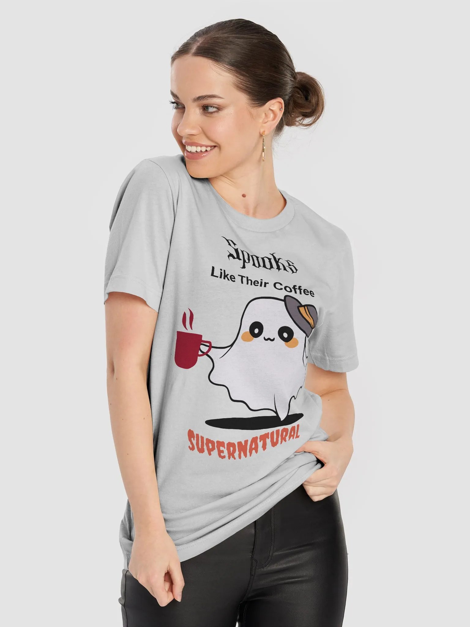 'Spooks Like Their Coffee Supernatural' T-Shirt product image (3)