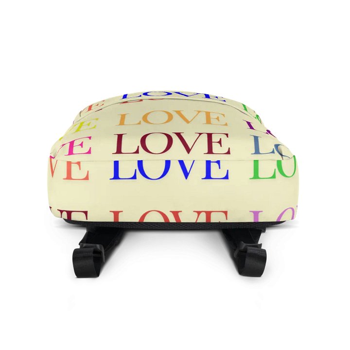 Love Grid All-Over Print Backpack product image (2)