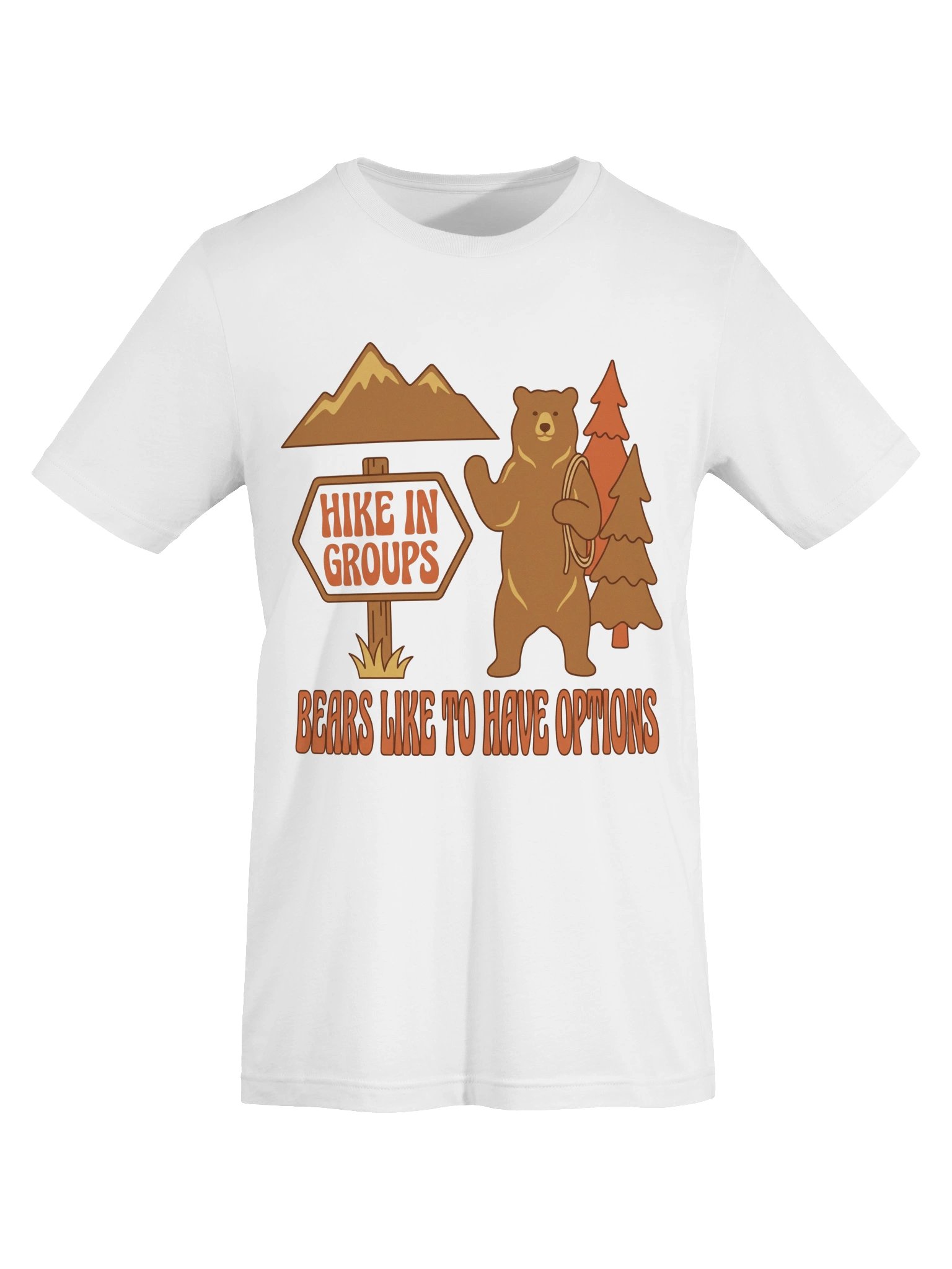 Bears Like To Have Options T-Shirt | Funny Hiking Bear Tee product image (9)