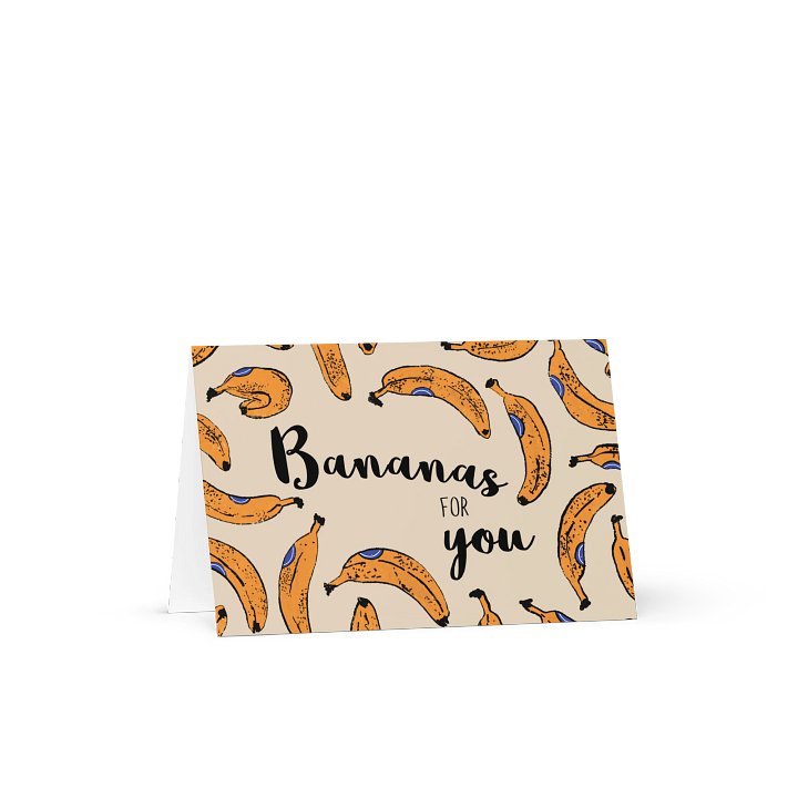 Banana Love Greeting Card product image (1)