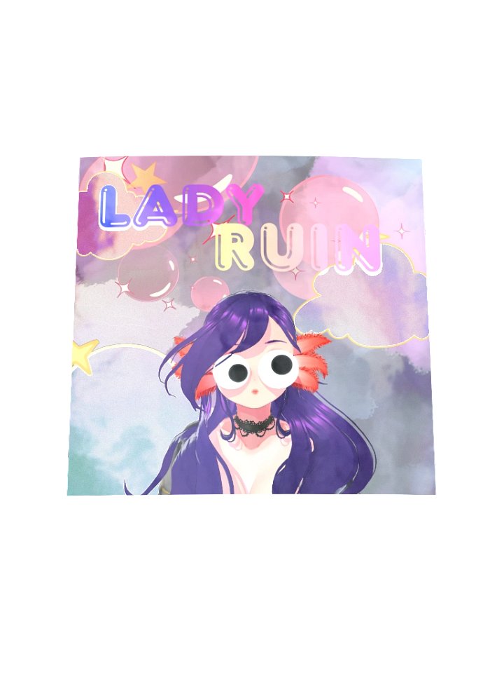 LADY RUIN Holographic Kiss-Cut Sticker Sheet product image (1)