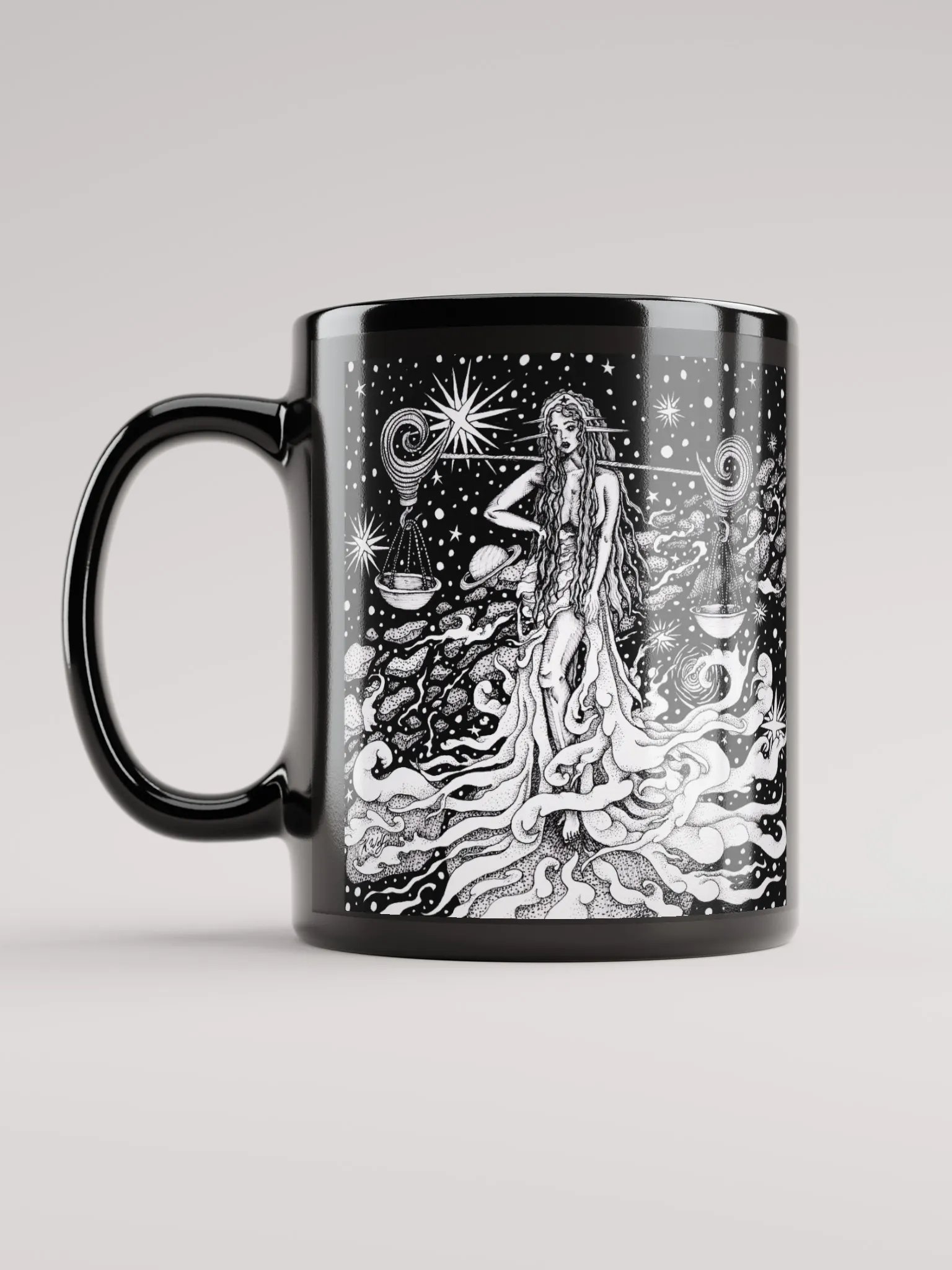 Libra Zodiac, Black Mug product image (12)