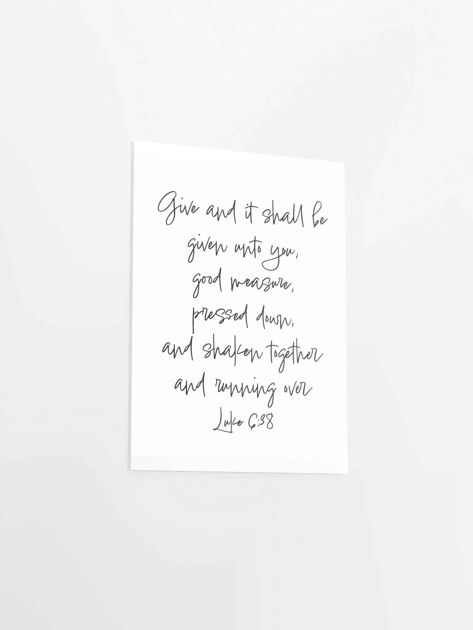 Shall Be Given Unto You - Print product image (3)