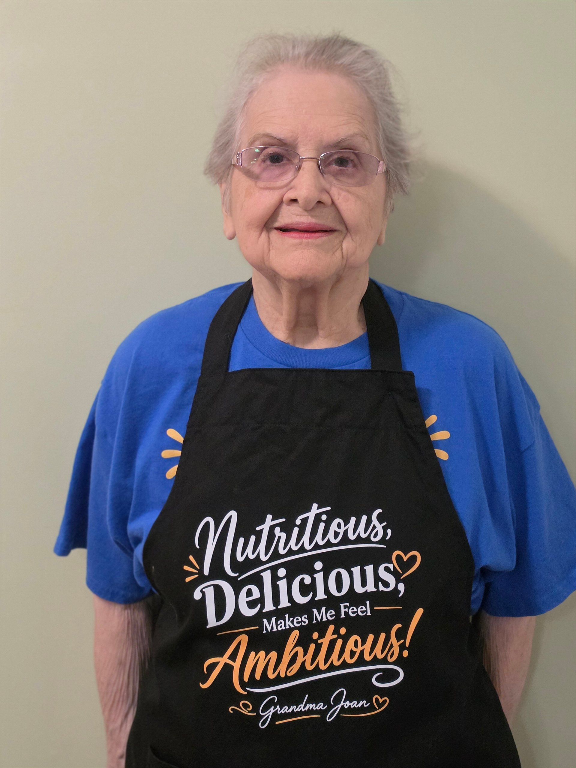 Nutritious Delicious Makes me feel Ambitious! - apron product image (3)