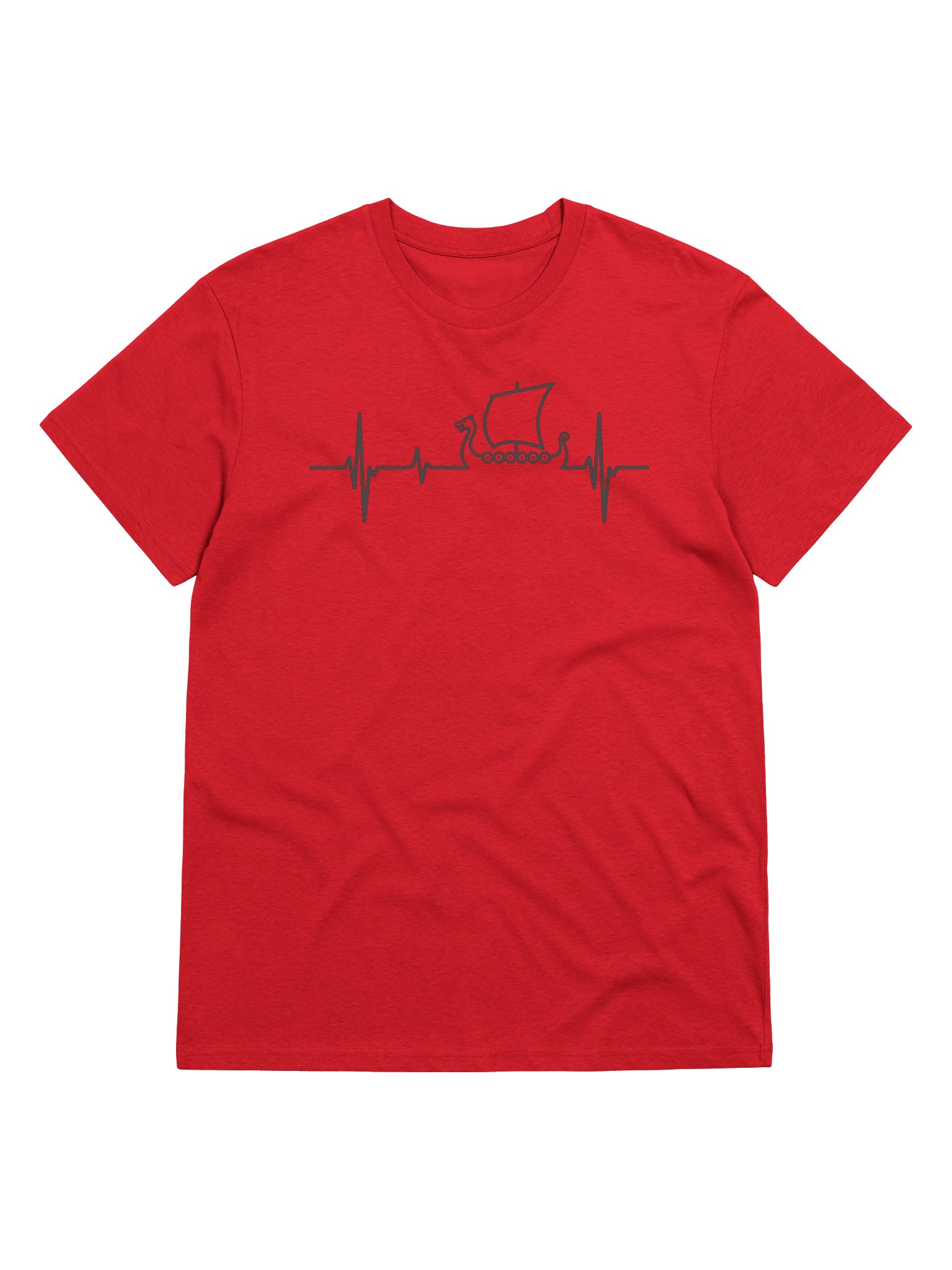 Linia życia wikinga - unisex t-shirt z bawełny organicznej - jasne kolory product image (1)