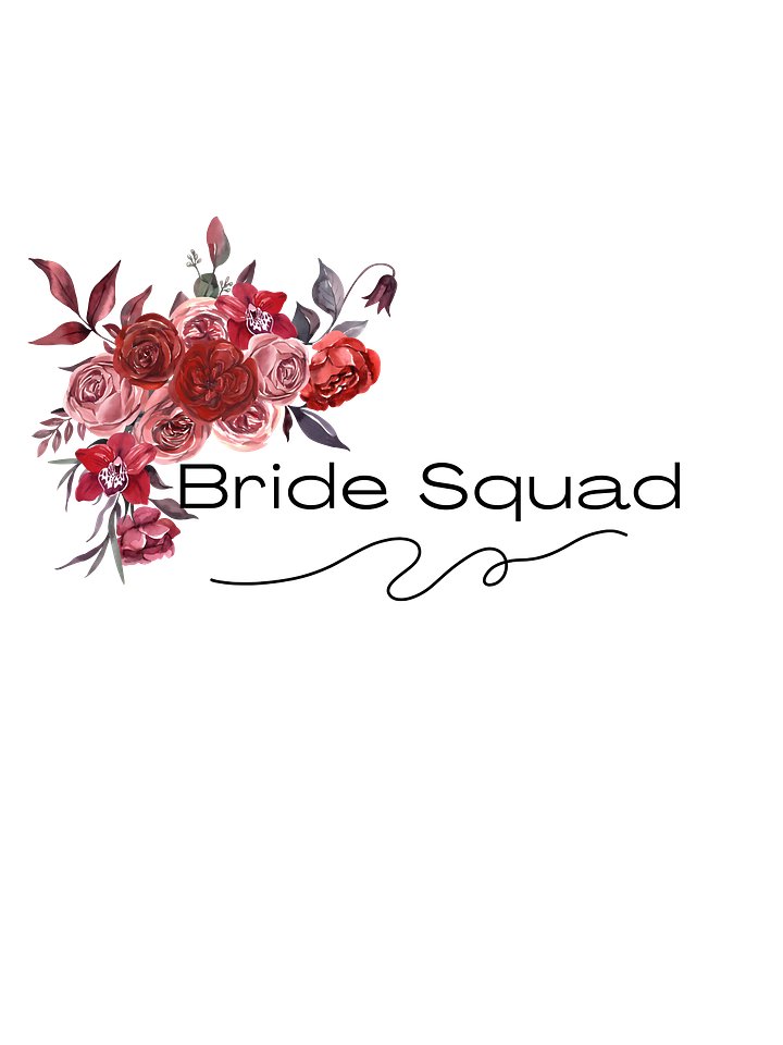 Bridal Squad T-Shirt 008 Rose Logo Dress product image (2)