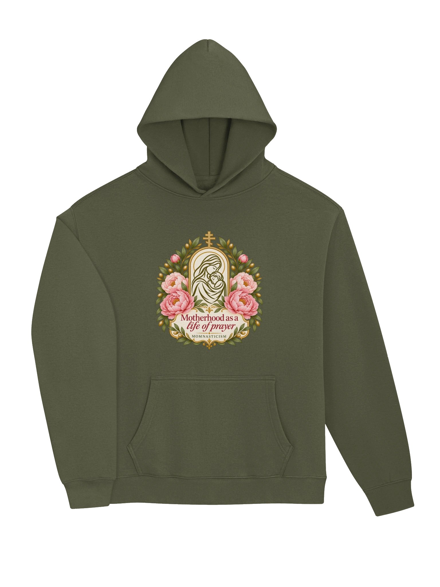 Motherhood as a Life of Prayer | Peony Hoodie product image (9)