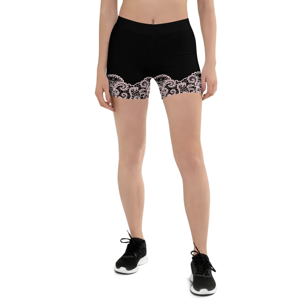 Lace Pink Premium Sportwear Shorts product image (1)